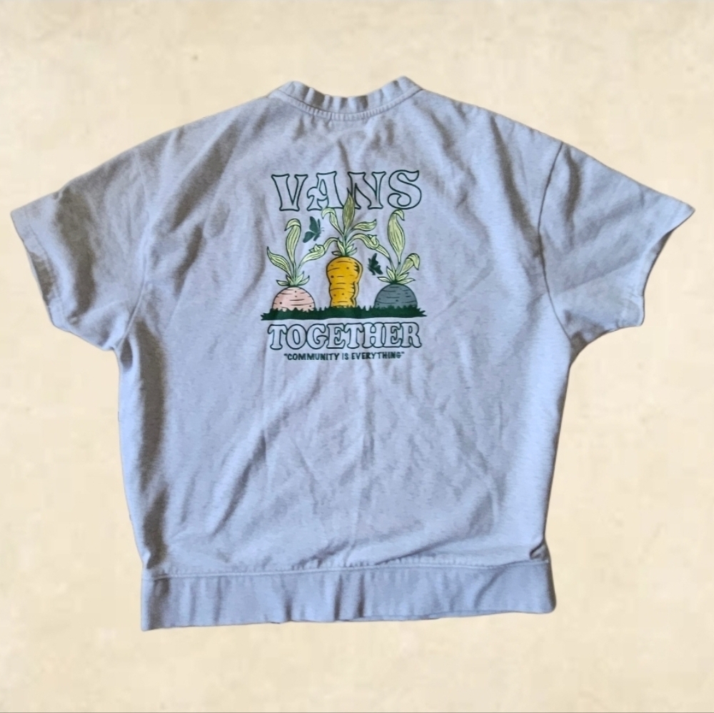 Vans Sweatshirt Oversized M Gray Together Community Is Everything Let's Grow View 3